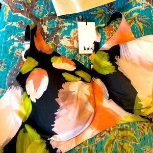 Knix Revolution Bralette, floral, XXXXL+